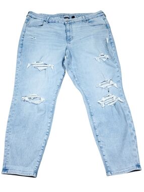 American Eagle 20 Short Curvy High Rise Jegging Jeans Next Level Stretch Blue